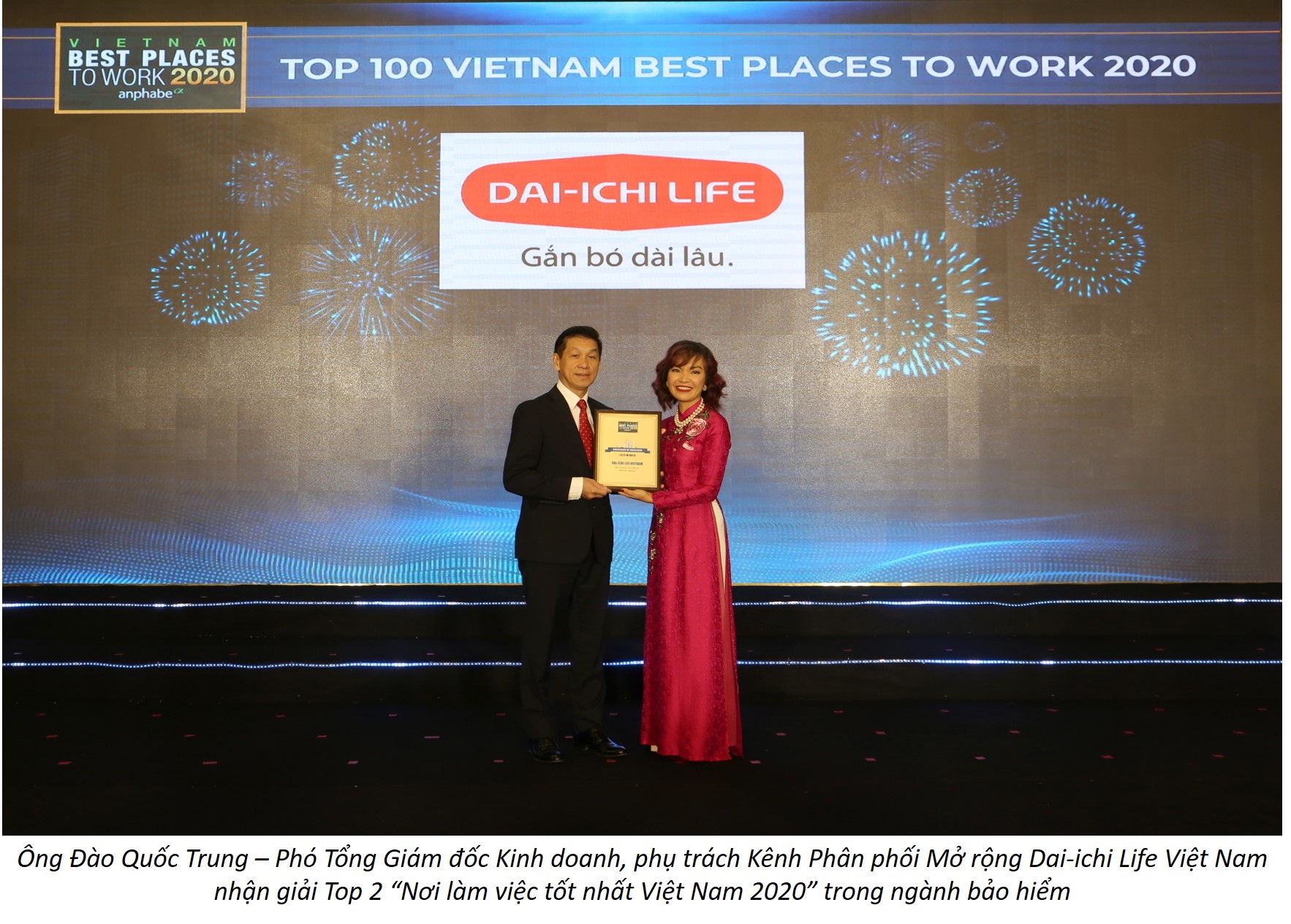 Dai-ichi Life Việt Nam được vinh danh trong Top 2 Nơi làm việc tốt nhất Ngành Bảo hiểm